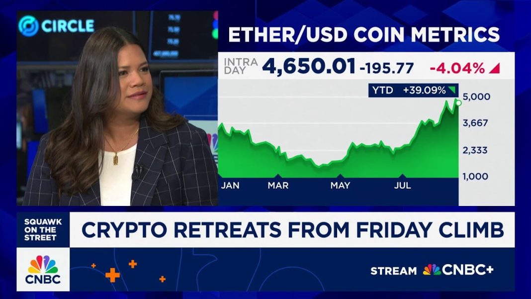 Ethereum hovers near all-time highs