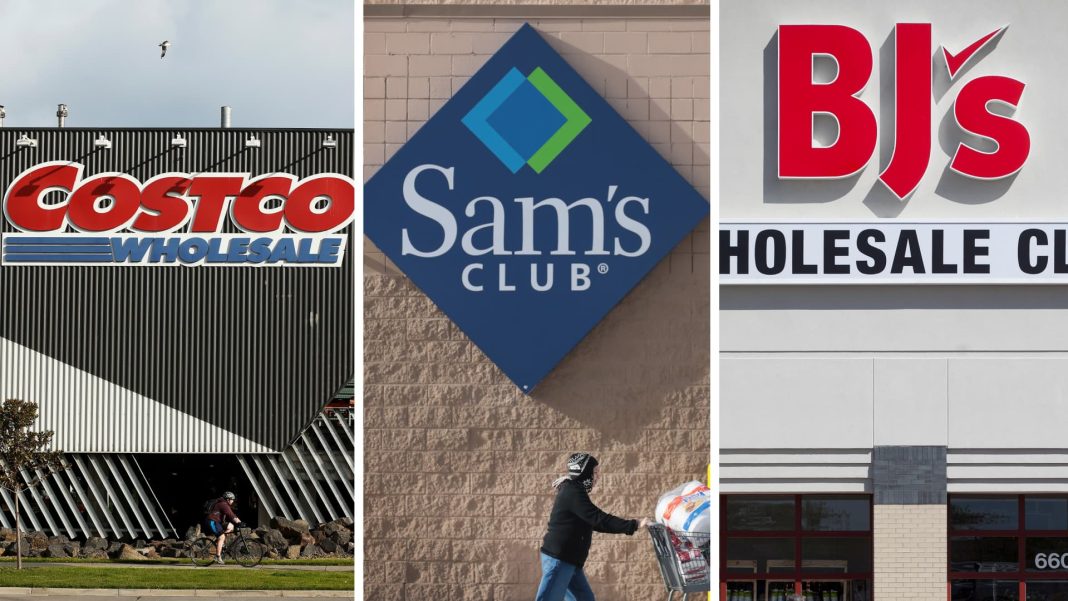 Costco, Sam's Club and BJ's open new stores and gain members