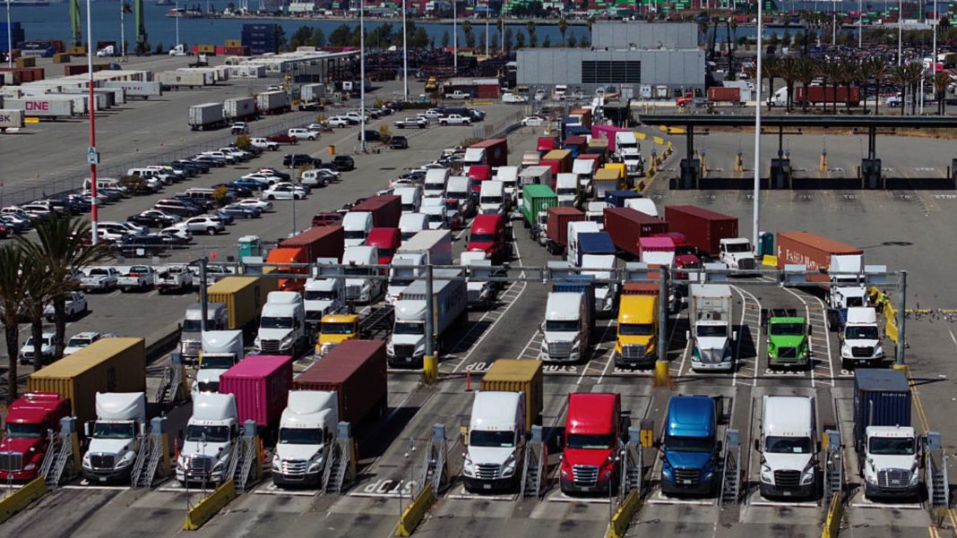 Sales of heavy trucks are falling like the U.S. is headed for a recession