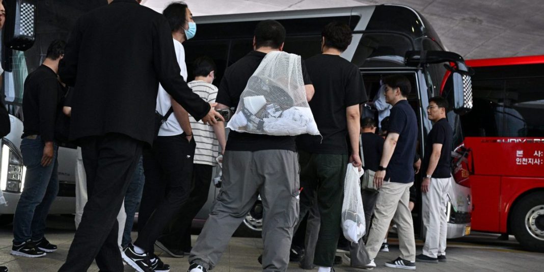 Trump says he doesn't want to 'frighten off' foreign investment after ICE raid on Korean plant