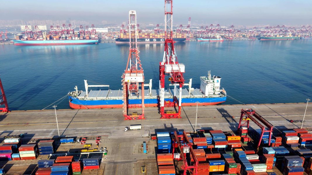 China's annual trade surplus hits a record $1.2 trillion as December exports beat