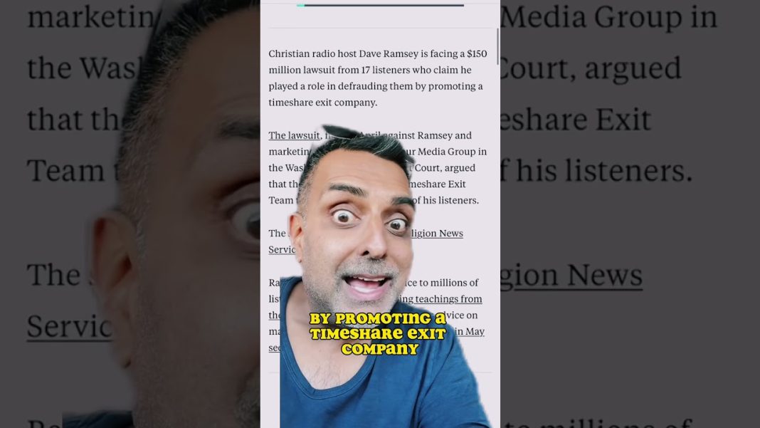 DAVE Ramsey SUED For 150 MILLION #daveramsey #personalfinance #news #lawsuit #business #breakingnews