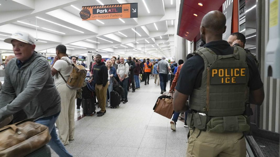ICE deployed to some U.S. airports as long security lines persist