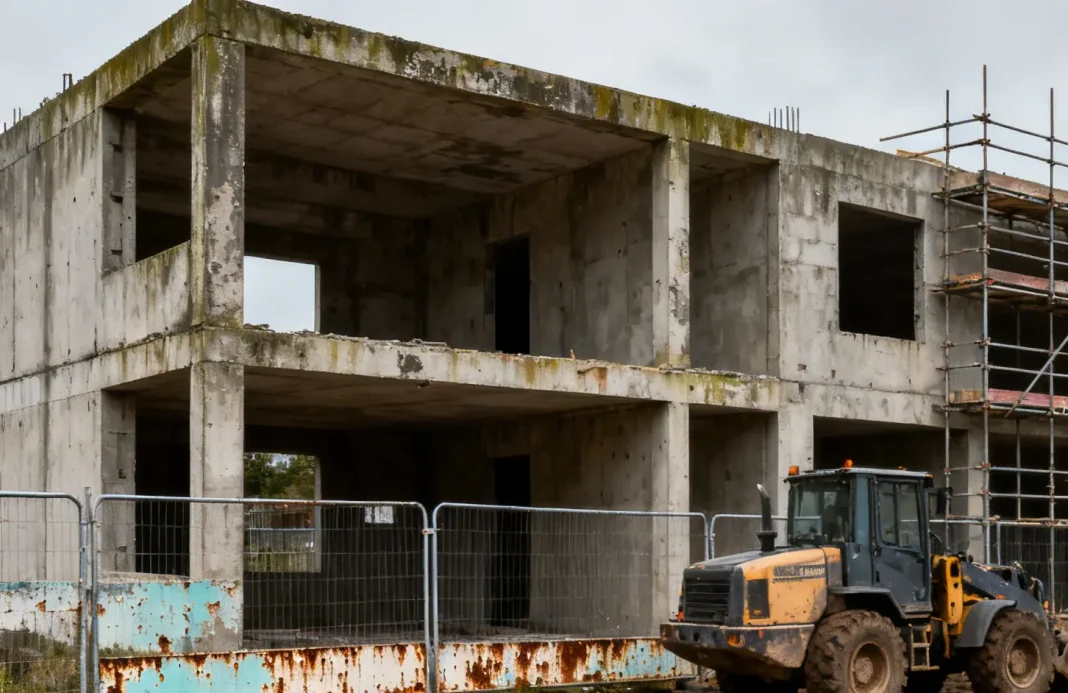 UK construction projects fall 33% amid global uncertainty