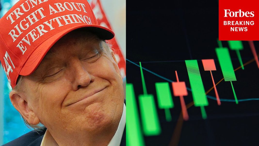 ‘By The Way, The Stock Market Went Up 1,000 Points’: Trump Reacts To Market Jump After Powell Speech